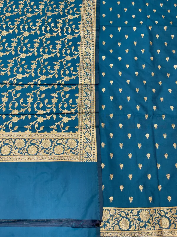 Blue_Handloom_Cotton_Silk_Banarasi_3_pcs_Suit_Set_RHN_3