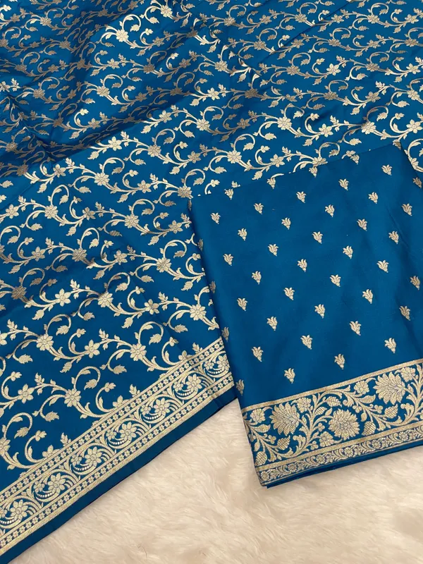 Blue_Handloom_Cotton_Silk_Banarasi_3_pcs_Suit_Set_RHN_3