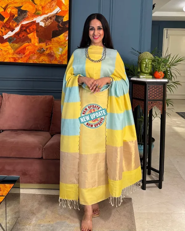 Elegant_Light_Yellow_&_Sky_Blue_Cotton_Silk_Banarasi_Suit_with_Zari_Stripe_Dupatta_750SKL_CS5