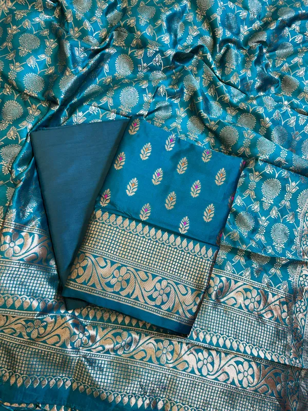 Blue_Butter_Silk_Zari_Mina_Booti_Banarasi_3_pcs_Suit_Set_600SKL_BS6