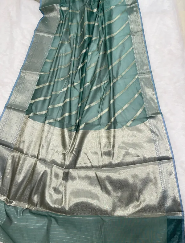 Sea_Green_Cotton_Water_Zari_Stripe_Banarasi_Saree_JVC_15