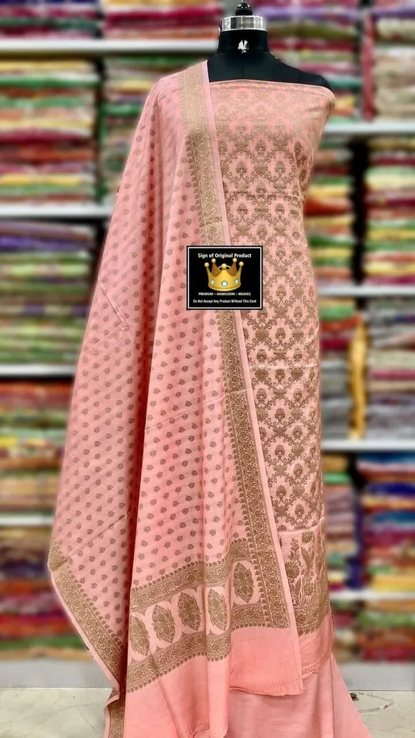 Peach_Malabari_Silk_Resham_Zari_Jaal_Banarasi_Suit_with_Chunri_Booti_Dupatta_1000SKL_MEL11