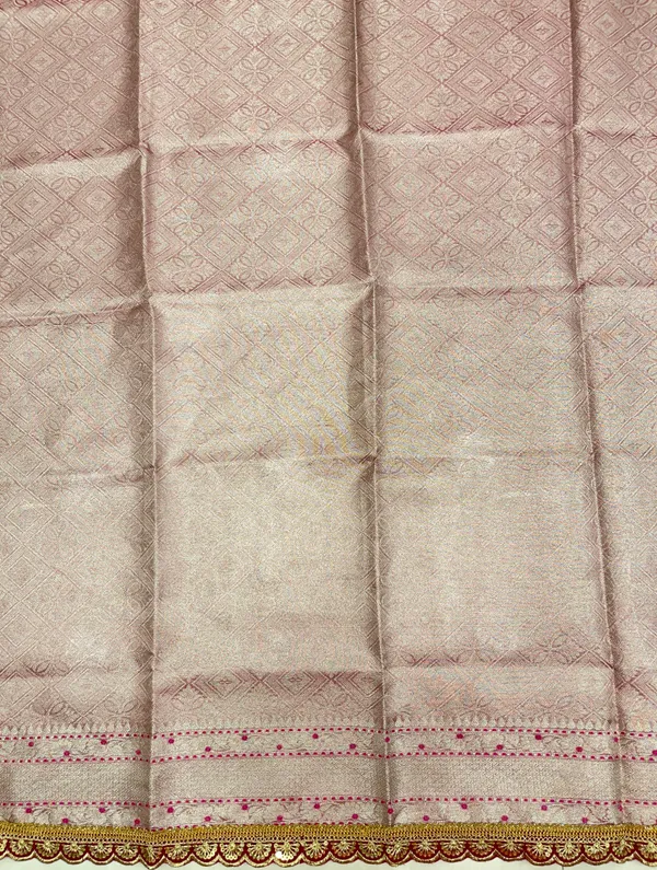 Humairah_Presents_Pink_Lace_Work_Zardozi_Pattern_Patch_work_Saree_with_jacquard_Blouse
