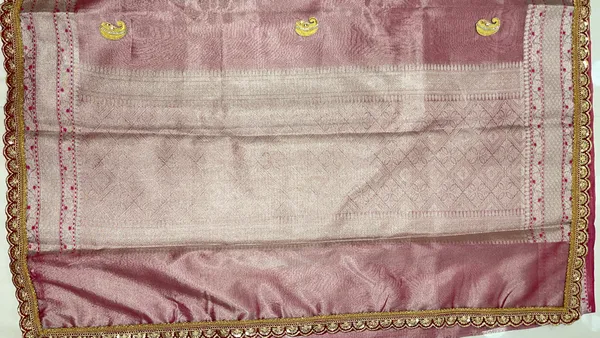 Humairah_Presents_Pink_Lace_Work_Zardozi_Pattern_Patch_work_Saree_with_jacquard_Blouse