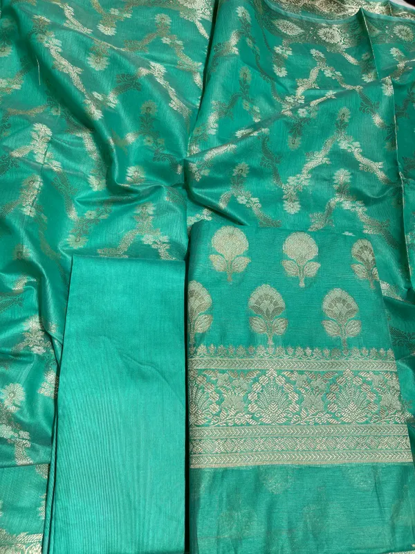 Humairah_Presents_Sea_Green_Floral_Minakari_Zari_Boota_3_pcs_Suit_Set_with_Plain_Bottom_and_Floral_Minakari_Zari_Jaal_Sea_Green_Dupatta