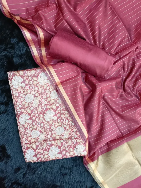 Maroon_Silk_Brocade_Resham_Zari_Banarasi_Suit_with_Cotton_Stripe_Zari_Dupatta_600SKL_MB1