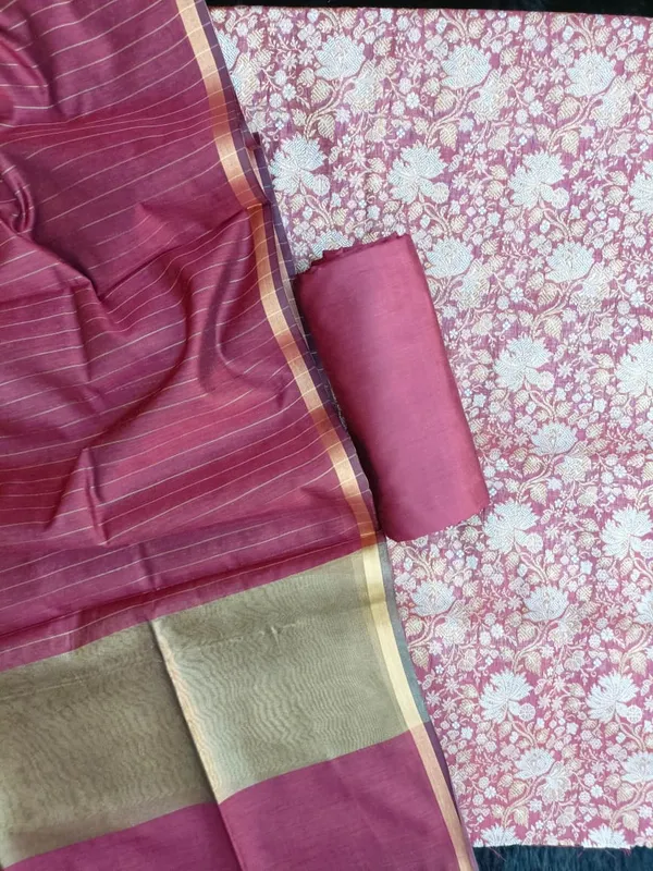 Maroon_Silk_Brocade_Resham_Zari_Banarasi_Suit_with_Cotton_Stripe_Zari_Dupatta_600SKL_MB1