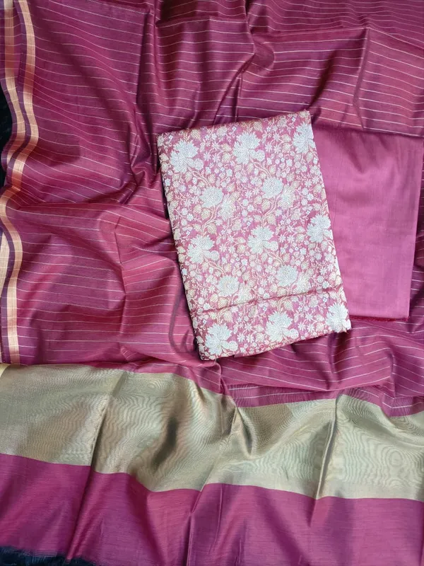 Maroon_Silk_Brocade_Resham_Zari_Banarasi_Suit_with_Cotton_Stripe_Zari_Dupatta_600SKL_MB1
