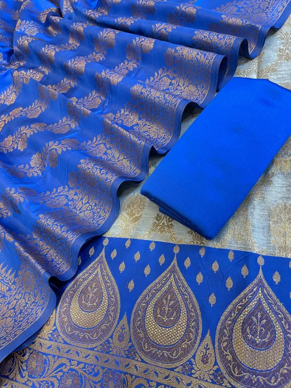 Light_Blue_Cotton_Alfi_Zari_Jaal_Contrast_Royal_Blue_Silk_Border_Banarasi_Suit_55IM_CTN9