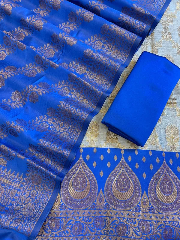 Light_Blue_Cotton_Alfi_Zari_Jaal_Contrast_Royal_Blue_Silk_Border_Banarasi_Suit_55IM_CTN9