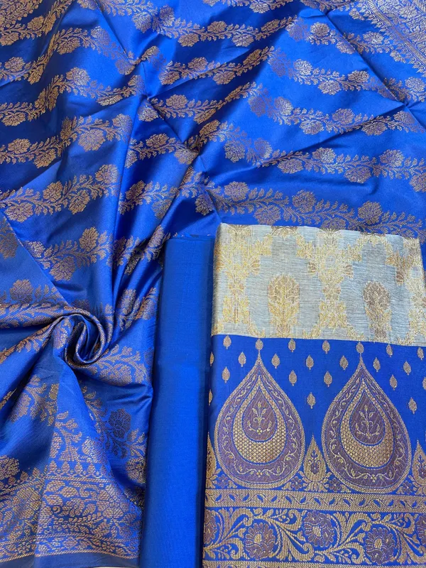 Light_Blue_Cotton_Alfi_Zari_Jaal_Contrast_Royal_Blue_Silk_Border_Banarasi_Suit_55IM_CTN9