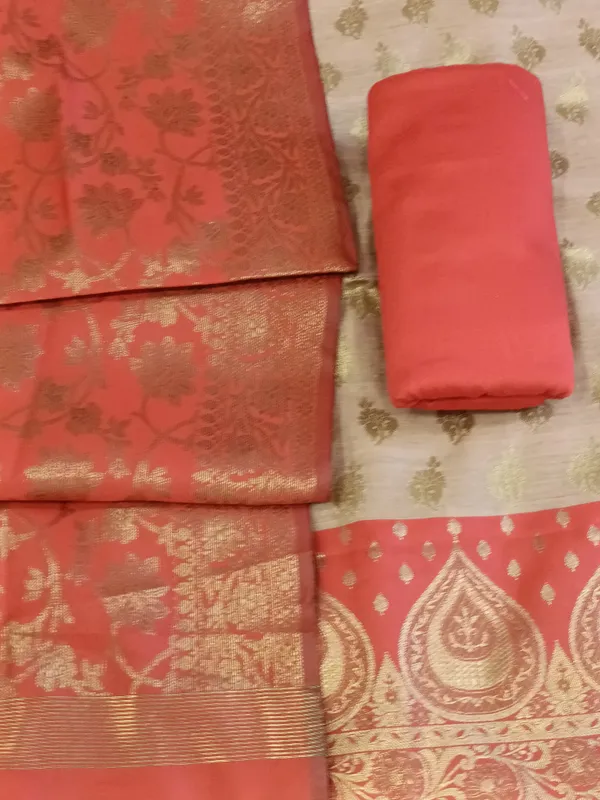 Tussar_Cotton_Floral_Zari_Booti_with_Contrast_Red_Silk_Border_Banarasi_Suit_525IM_CTN5