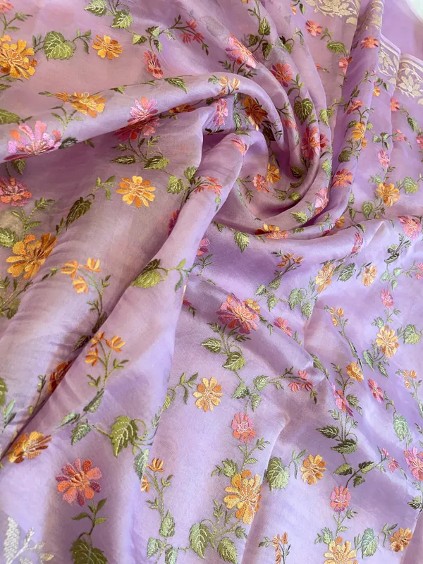 Pure_Handloom_Lavander_Kora_Organza_Floral_Resham_Mina_Jaal_Embroidered_Border_Banarasi_Saree_480AJ_ME4
