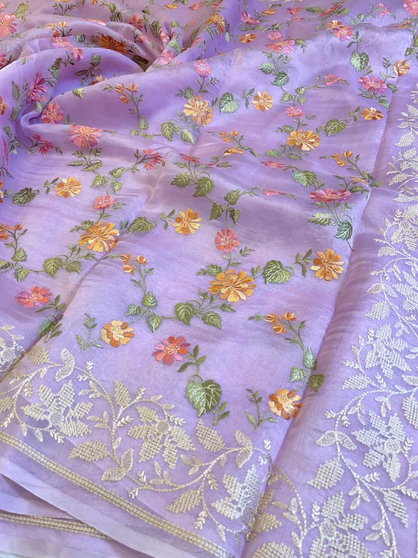 Pure_Handloom_Lavander_Kora_Organza_Floral_Resham_Mina_Jaal_Embroidered_Border_Banarasi_Saree_480AJ_ME4