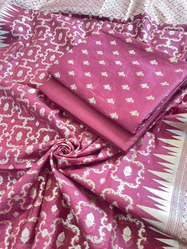 Burgundy_Pure_Mercerise_Cotton_Lorex_weave_Floral_Zari_Booti_Banarasi_Suit_with_Zari_Jaal_Dupatta_1250DAN_LX5
