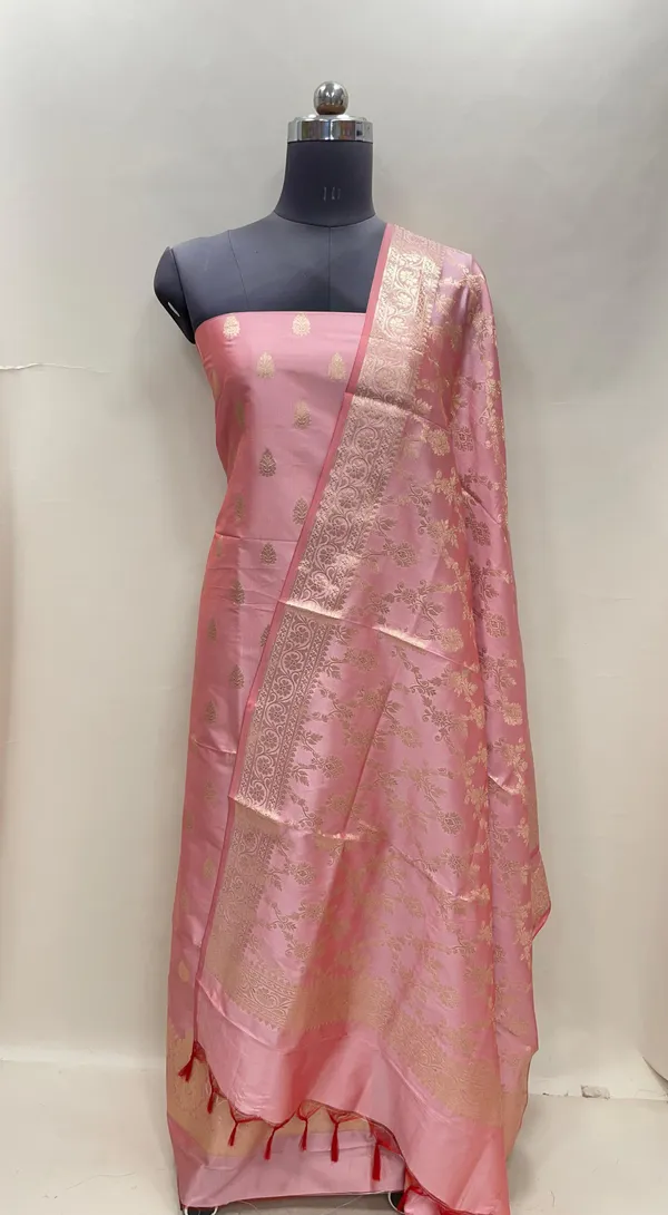 Pink_Semi_Katan_Silk_Handloom_Banarasi_3_pcs_Suit_Set_MUB_SK50