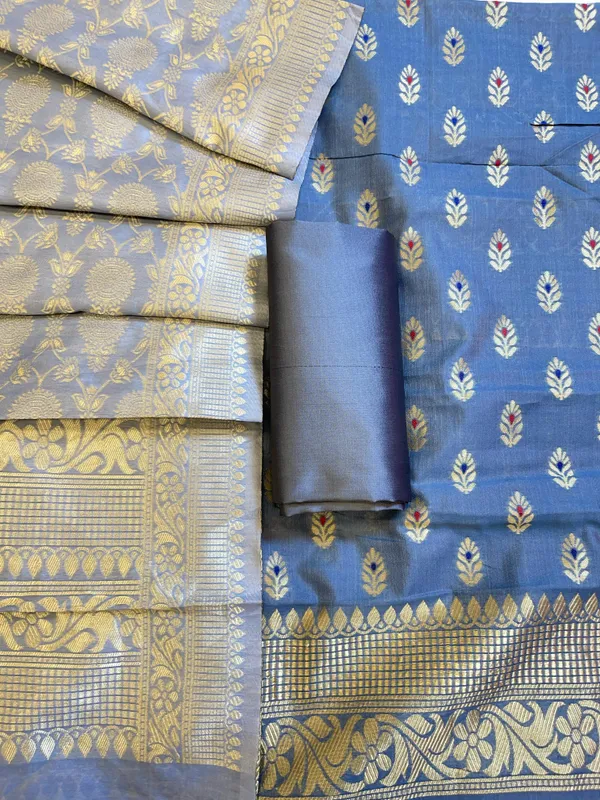 Grey_Butter_Silk_Zari_Mina_Booti_Banarasi_3_pcs_Suit_Set_600SKL_BS7