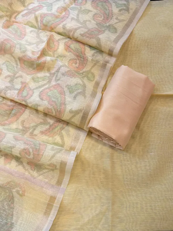 Yellow_Linen_Silk_Plain_with_Printed_Jaal_Dupatta_Banarasi_Suit_650SKL_LN39