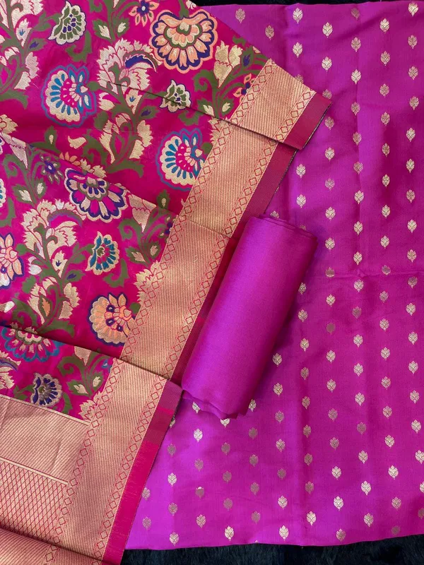 Magenta_Biba_Silk_Zari_Kimkhab_Mina_Jaal_Dupatta_Banarasi_Suit_Set_700SKL_KS26