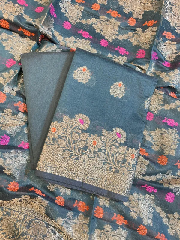 Dark_Green_Cotton_Floral_Resham_Mina_Zari_Booti_Banarasi_Suit_with_Stripe_Resham_Zari_Dupatta_600SKL_CTN5