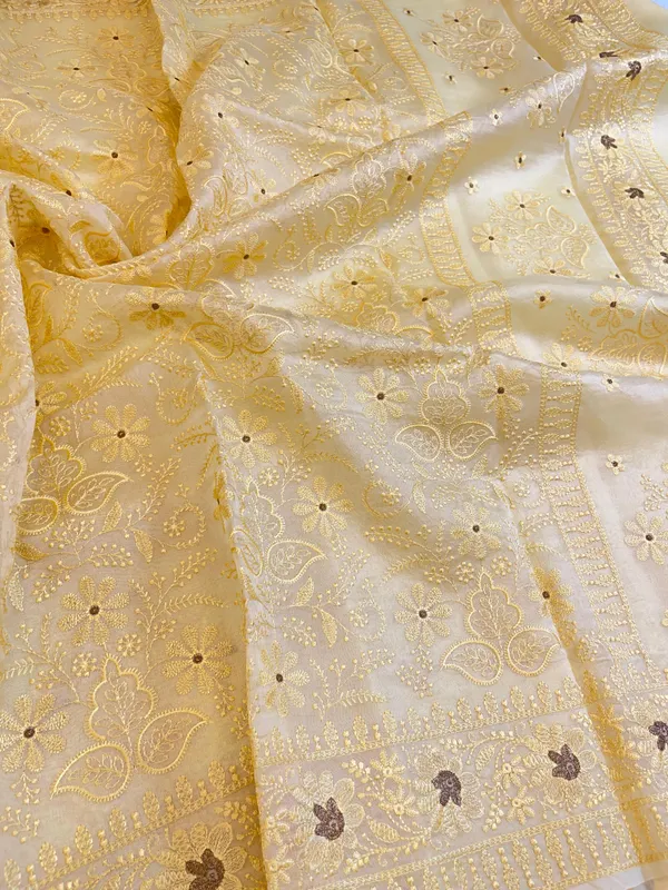 Pure_Handloom_Light_Yellow_Kora_Organza_Floral_Resham_Jaal_Embroidery_Banarasi_Saree_450AJ_ME1