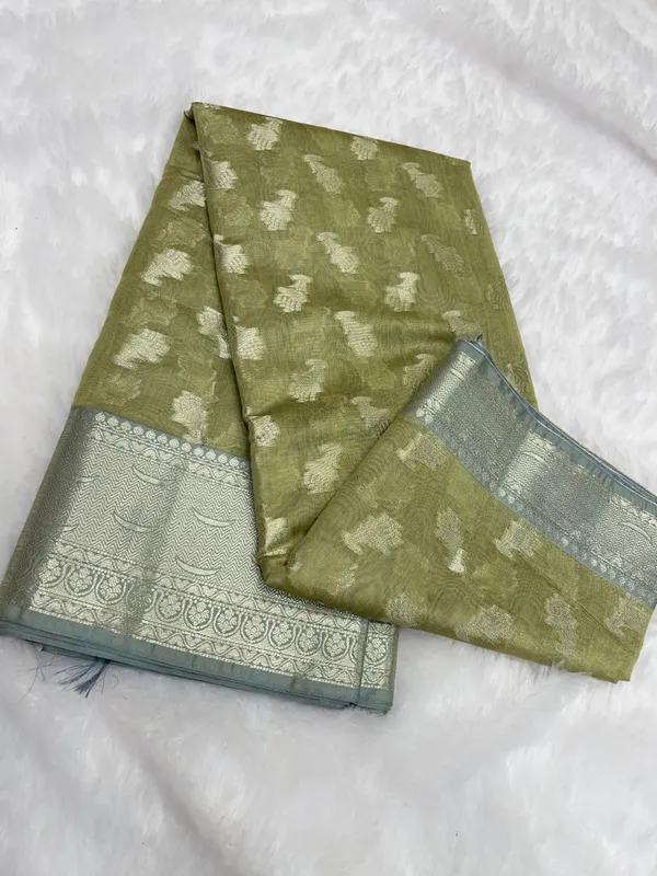 Mehndi_Green_Cotton_Floral_Water_Zari_Booti_Banarasi_Saree_JVC_13