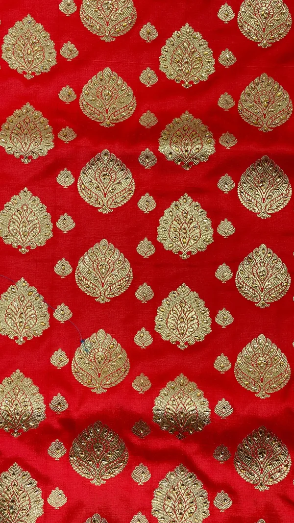 Humairah_Presents_Strawberry_Pink_Satin_Silk_Floral_Zari_Boota_Heavy_Stone_Work_Banarasi_Saree_with_Floral_Boota_Zari_Border_and_Strawberry_Pink_Blouse