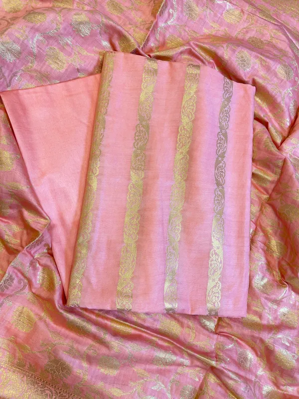 Peach_Cotton_Dyable_Floral_Zari_Stripe_Banarasi_Suit_950SHL_CS1