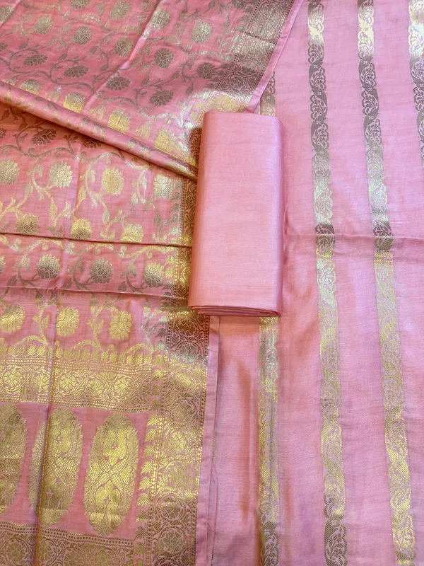 Peach_Cotton_Dyable_Floral_Zari_Stripe_Banarasi_Suit_950SHL_CS1