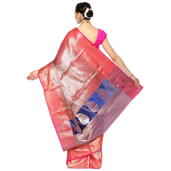 Brown_Kanchi_Silk_Banarasi_Sarees_For_Women_GEBE14
