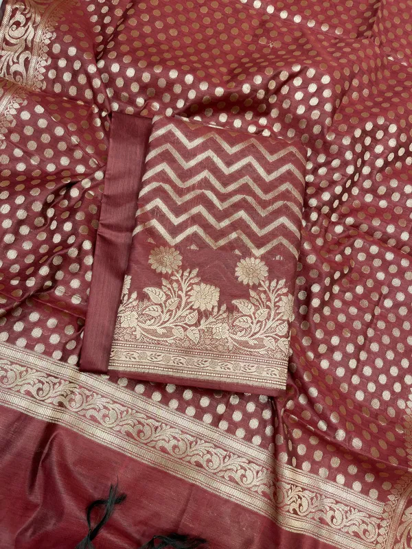 Maroon_Cotton_Silk_Zig-Zag_Banarasi_3_pcs_Suit_Set_675JVC_125