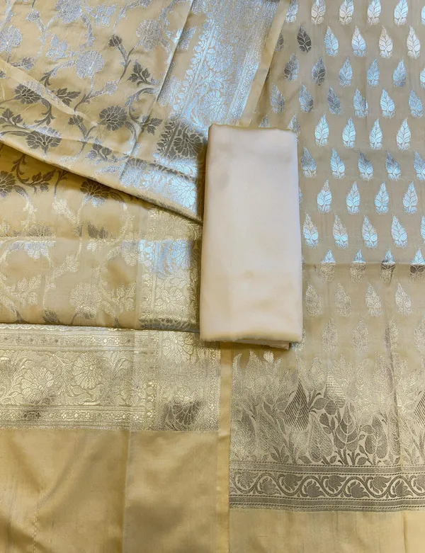 Beige_Semi_Silk_Floral_Zari_Booti_Banarasi_3_pcs_Suit_Set_900AJ_SK16