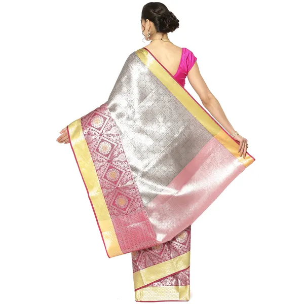 Grey_Kanjeevaram_Banarasi_Sarees_For_Women_GEMA13