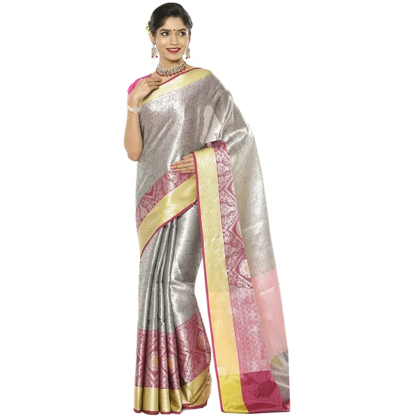 Grey_Kanjeevaram_Banarasi_Sarees_For_Women_GEMA13