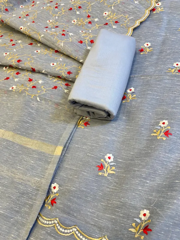 Grey_Linen_Silk_Resham_Booti_Banarasi_Suit_with_Embroidery_Dupatta_11SKL_LNEM5