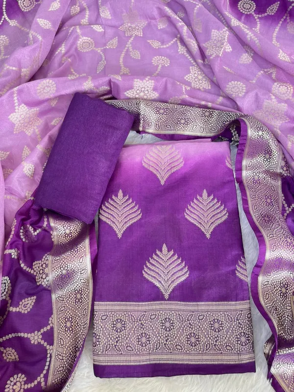 Dual_Shaded_Purple_Katan_Georgette_Banarasi_Suit_with_Gold_Zari_Booti_&_Rich_Border_130DAN_SH6