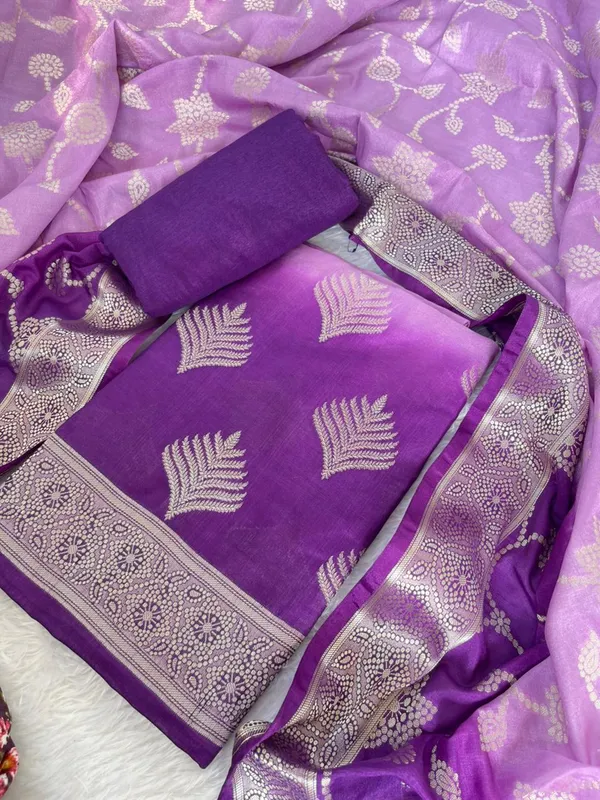 Dual_Shaded_Purple_Katan_Georgette_Banarasi_Suit_with_Gold_Zari_Booti_&_Rich_Border_130DAN_SH6