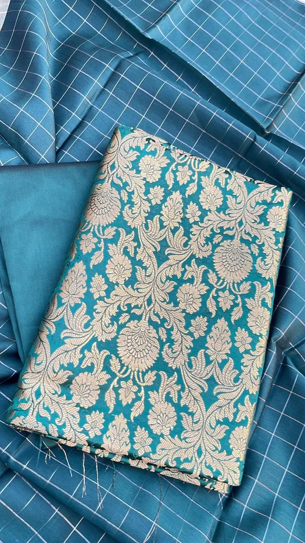 Dark_Green_Katan_Silk_Brocade_Kimkhab_Banarasi_Suit_850SKL_KB7