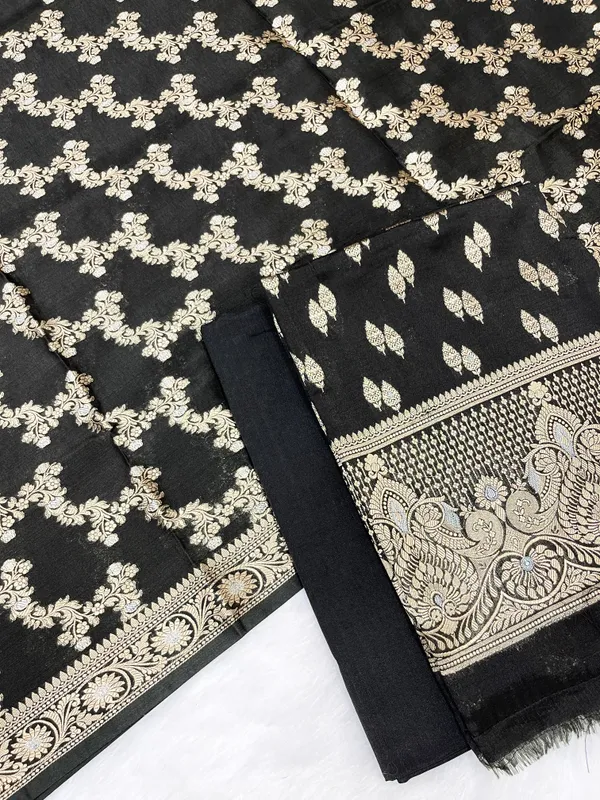 Puresilk_Handloom_Black_Viscose_Silk_Banarasi_3_pcs_Suit_Set_RHN_VS4