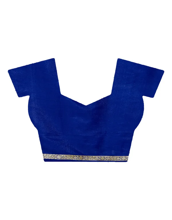 Humairah_Presents_Blue_Satin_Silk_Saree_With_Blouse_Piece(JA46)