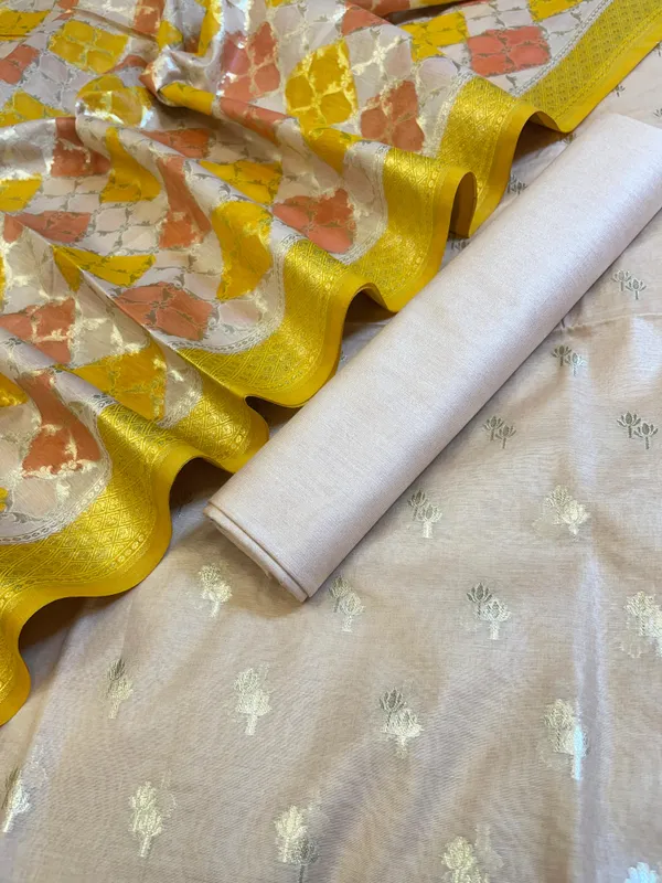Beige_Pure_Cotton_Lorex_weave_Dual_Zari_Booti_Banarasi_Suit_1300IM_PCL20