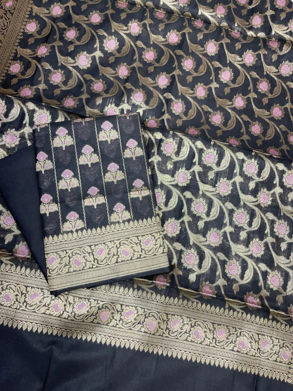 Black_Cotton_Silk_Banarasi_3_pcs_Suit_Set_725ASD_CS6