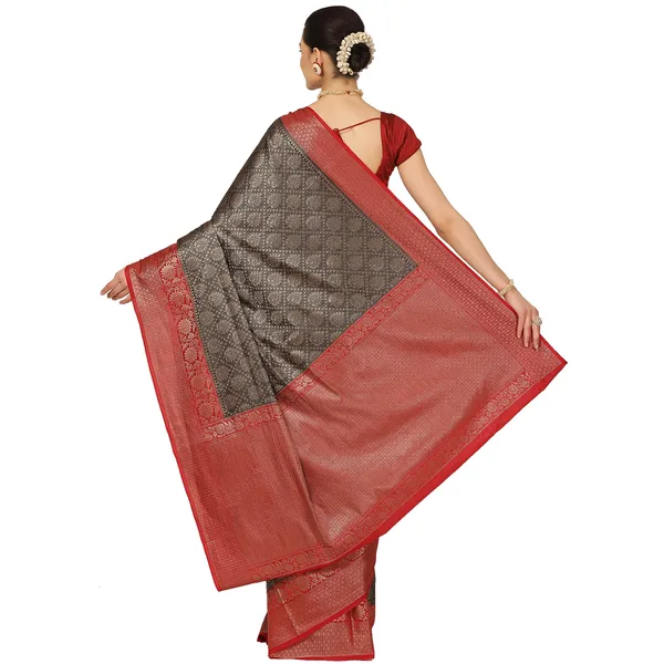 Black_Cotton_Blend_Banarasi_Sarees_For_Women_GECT26