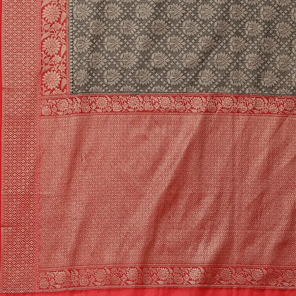 Black_Cotton_Blend_Banarasi_Sarees_For_Women_GECT26