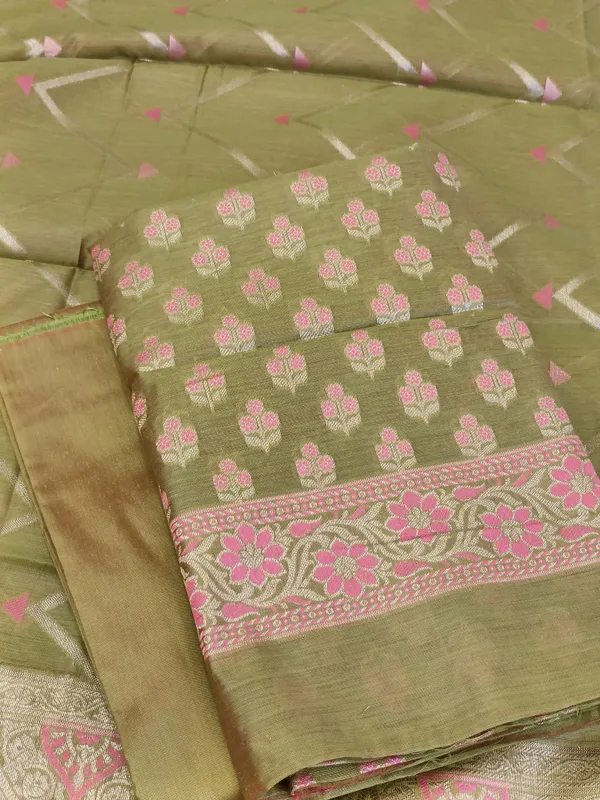 Green_Cotton_Floral_Silver_Zari_Booti_Banarasi_Suit_with_Alfi_Jaal_Dupatta_Banarasi_Suit_115SHL_CTN3