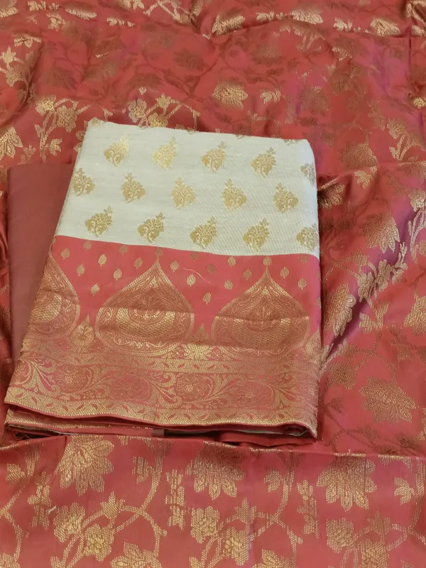 Tussar_Cotton_Floral_Zari_Booti_with_Contrast_Maroon_Silk_Border_Banarasi_Suit_525IM_CTN1