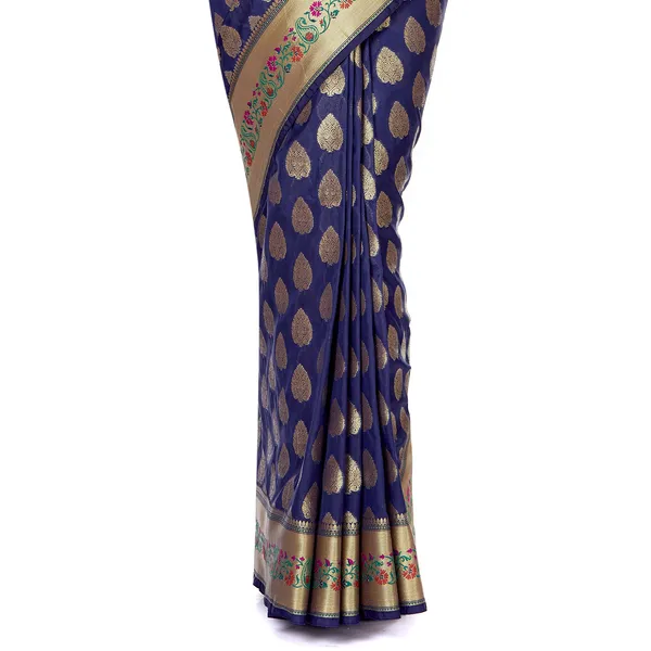 Humairah_Presents_Navy_Blue_Satin_Silk_Saree_With_Blouse_Piece(JA24)