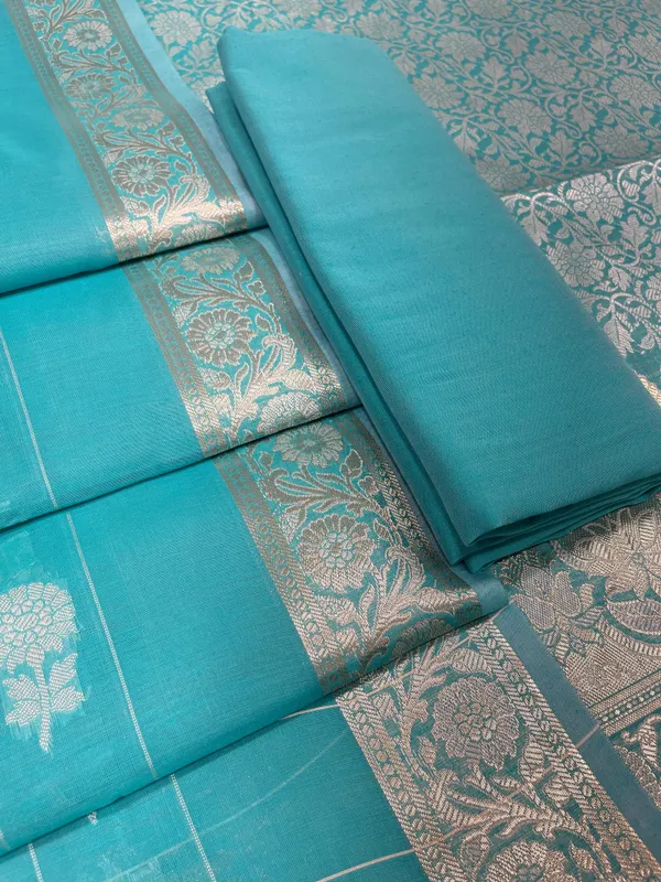 Skyblue_Cotton_Silk_Banarasi_3_pcs_Suit_Set_680ASD_CS19