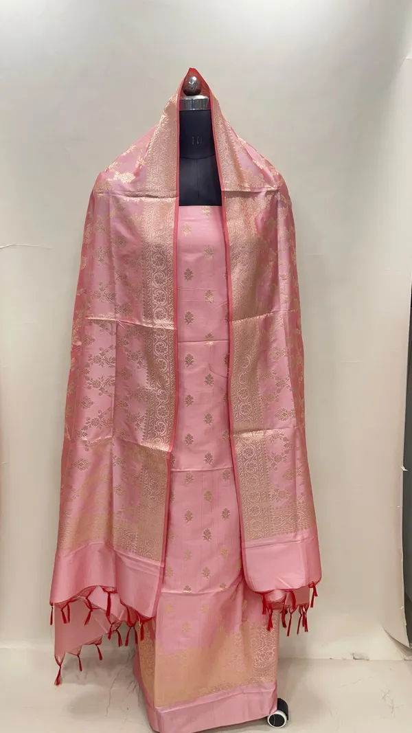 Pink_Semi_Katan_Silk_Handloom_Banarasi_3_pcs_Suit_Set_MUB_SK64