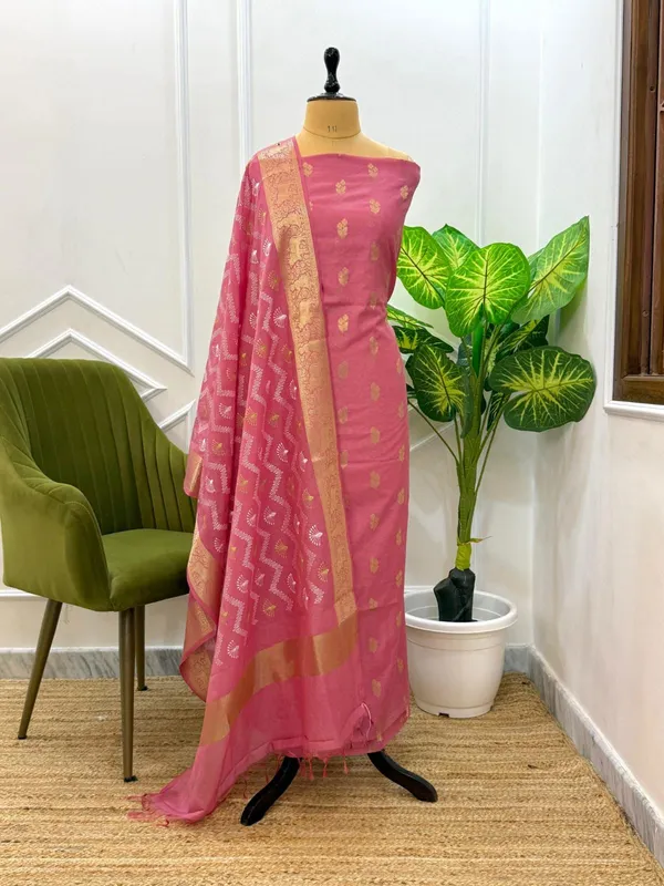 Pink_Pure_Mercerised_Zari_Booti_with_Embroidery_Dupatta_Banarasi_Suit_1100SKL_PME3